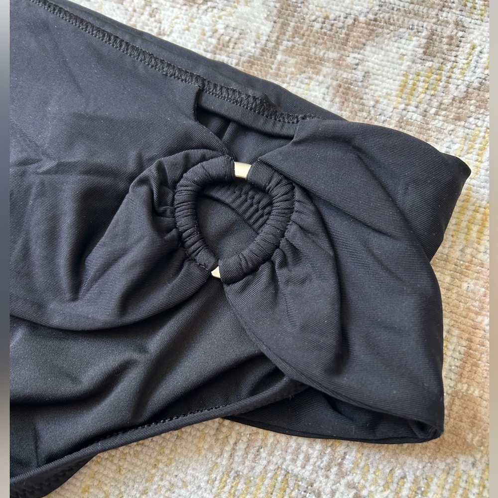 Land’s End Black Bikini Swim Bottom. Size 16. NEW!